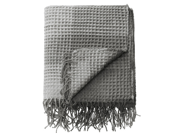 Плед акриловый «Gaufre», Цвет серый