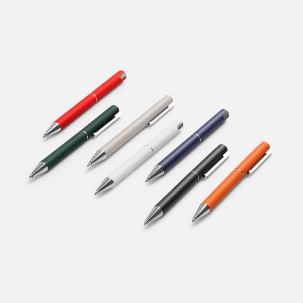 Ручка шариковая Blade Soft Touch, серая, 14х0,9 см