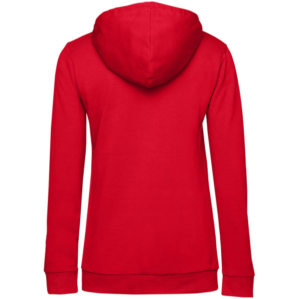 Толстовка с капюшоном женская Hoodie, красная, XS–3XL