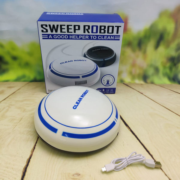 Робот пылесос CLEAN ROBOT - SWEEP ROBOT mini Белый верх черный низ