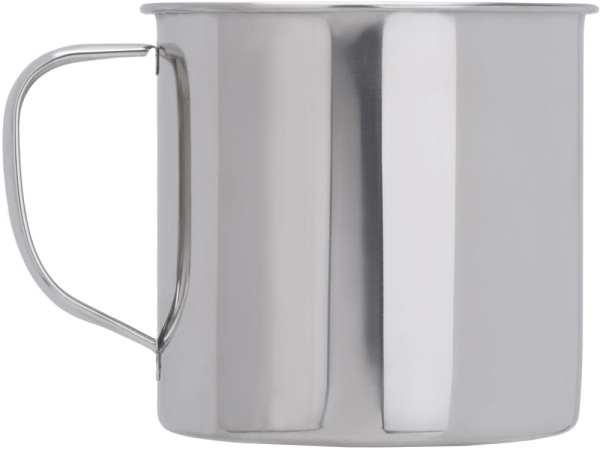 Кружка из нержавеющей стали «Trek S», Размер 350 мл, Цвет серебристый