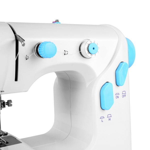Мини швейная машинка  Mini Sewing Machine модель 308 (Двойная скорость, двойная строчка)