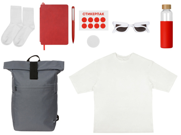 Welcome pack «Welcome Aboard!», Размер XL-2XL, Цвет красный