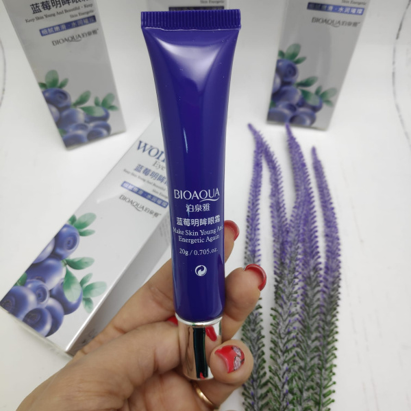 Антивозрастной увлажняющий крем для век Bioaqua Wonder Eye Cream с экстрактом черники, 20 g