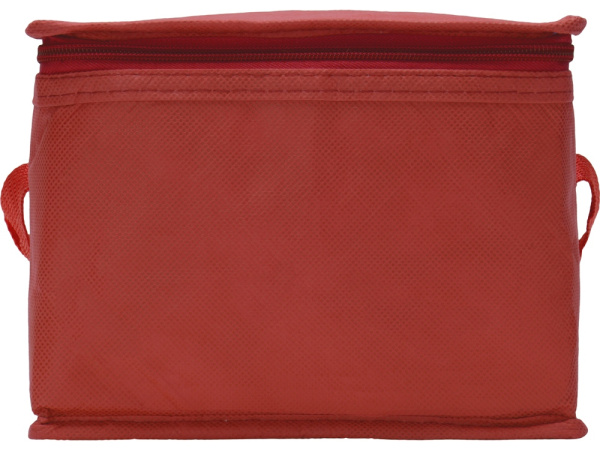Сумка-холодильник Reviver из нетканого переработанного материала RPET, Цвет красный