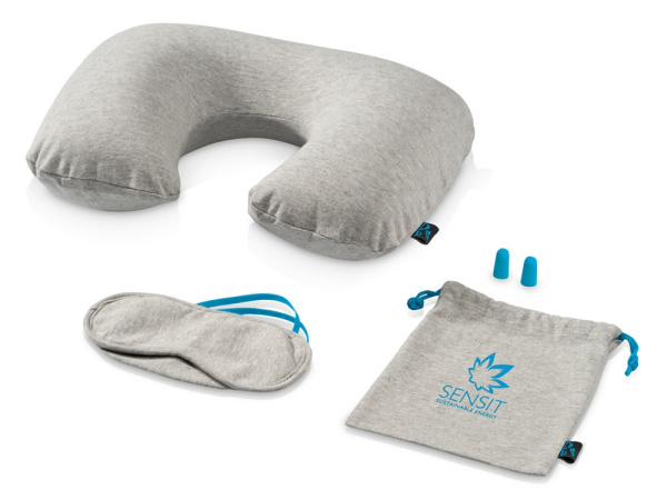 Набор для путешествия «Miami», Цвет серый меланж