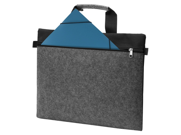 Сумка для документов «Felty», Цвет серый/черный