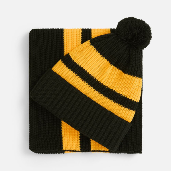 Шарф Winwear, черный, 25х170 см