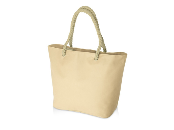 Сумка «Seaside» для шопинга и пляжа с широким дном, Цвет натуральный