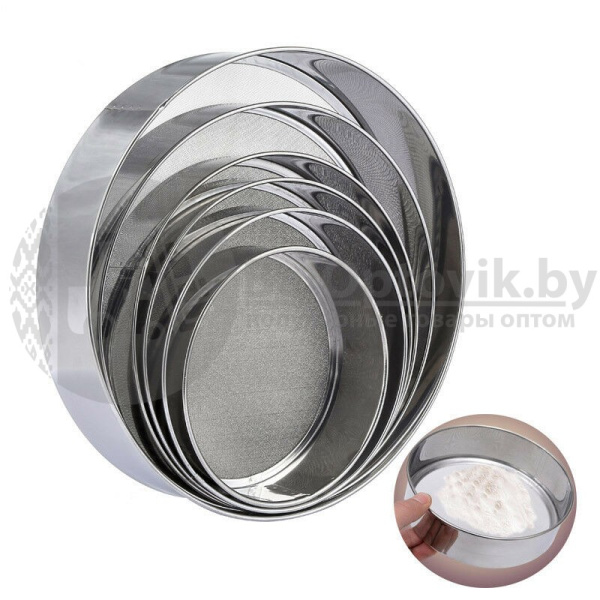 Набор сит из нержавеющей стали Round Strainer, 6 шт