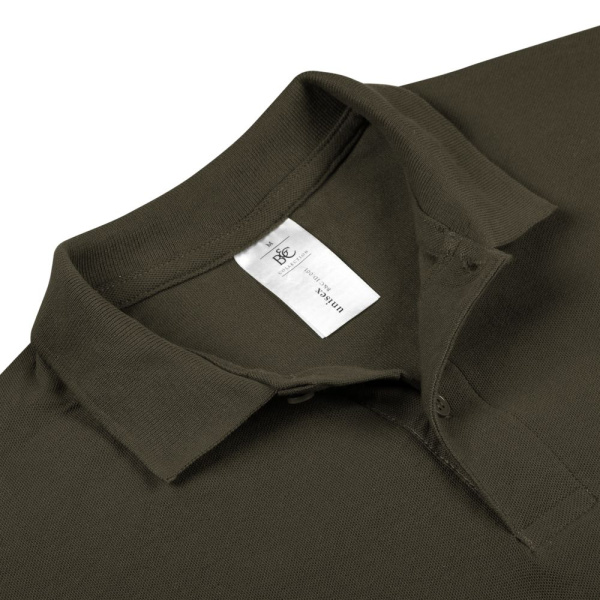 Рубашка поло ID.001 коричневая, XS–4XL