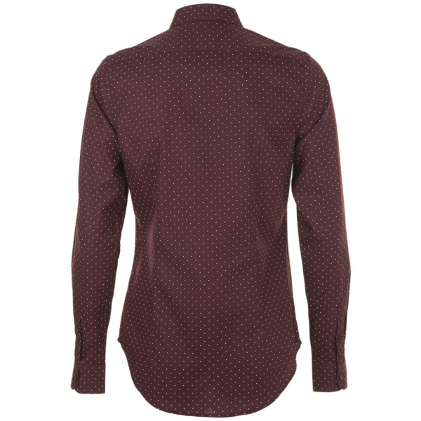 Рубашка женская Becker Women, бордовая с белым, XS–XXL
