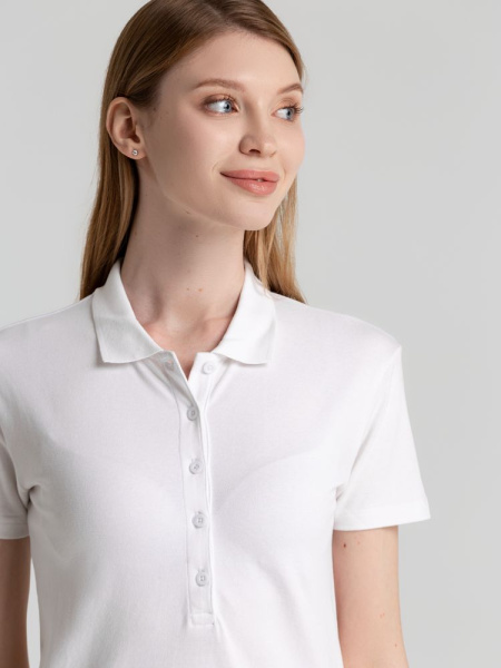 Рубашка поло женская Phoenix Women, белая, S–XXL