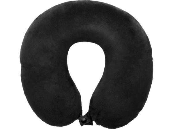 Подушка для путешествий с эффектом памяти «Basic», Цвет черный