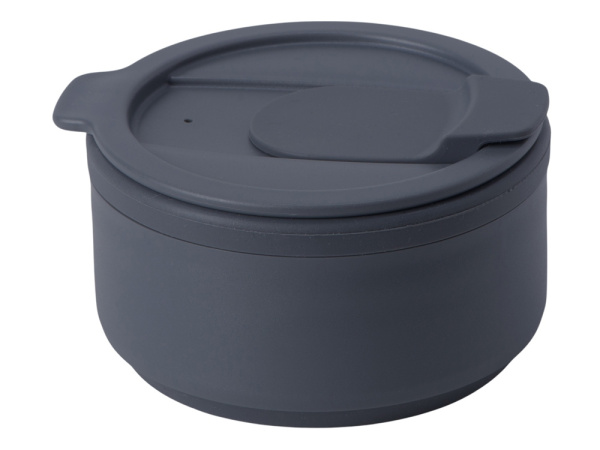 Силиконовый складной стакан «GoCup», Цвет темно-серый