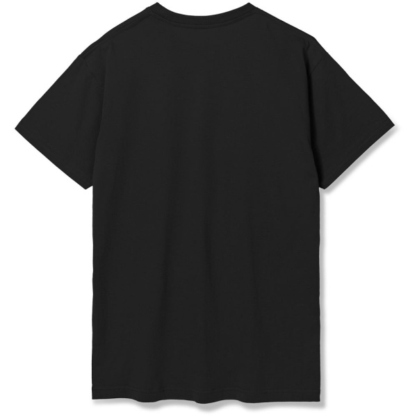 Футболка унисекс T-Bolka 180, черная, S–3XL