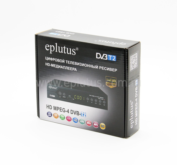 (Оригинал) Цифровой HD Mpeg-4 TV-тюнер Eplutus® DVB-166T