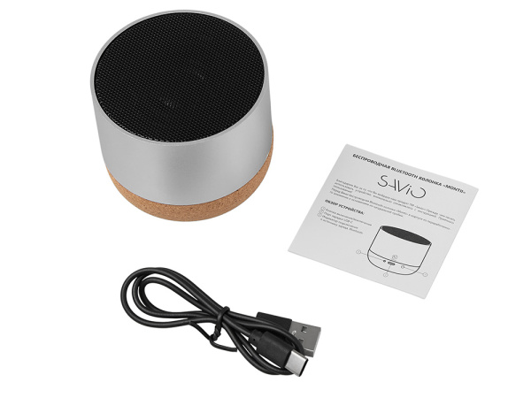 Беспроводная колонка «Montii», 3 Вт, Цвет серебристый