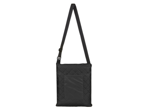 Плед для пикника «Ridge» 115 х 140 см, Цвет черный