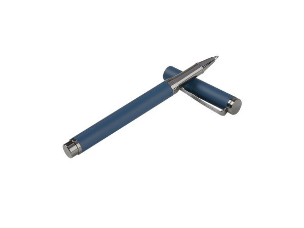 Ручка металлическая шариковая «Venezia Pragmatico» софт-тач, Цвет синий