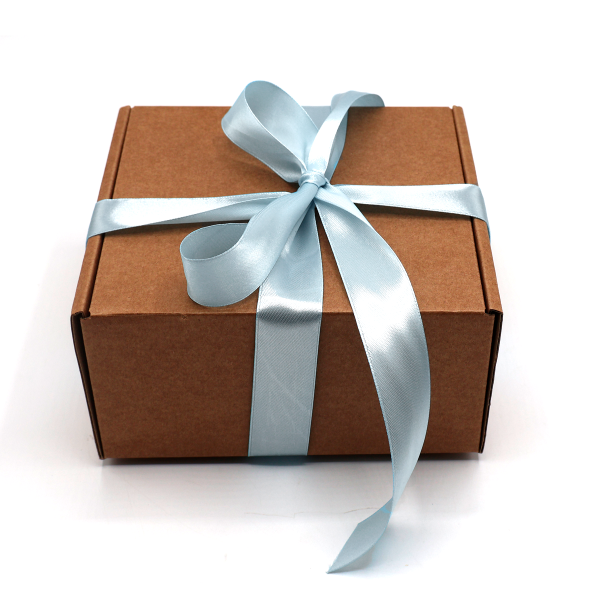 Лента атласная 150 см (ширина 2,5 см), голубой