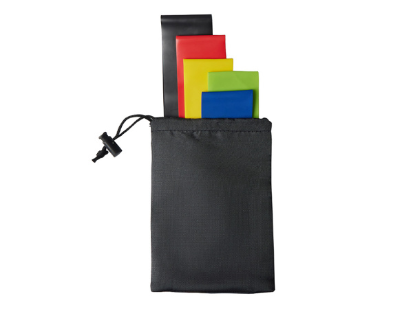 Набор спортивных резинок «Crane», Цвет черный