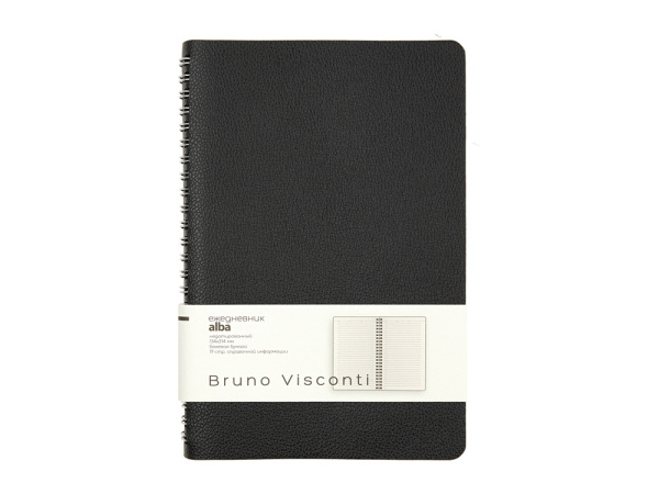 Ежедневник недатированный А5 «Alba», Цвет черный
