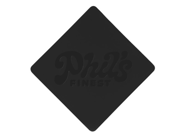 Патч «Ромб», soft-touch, Цвет черный