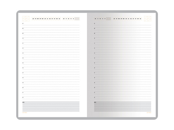 Ежедневник недатированный А5 «Mercury», Цвет белый