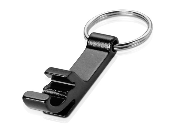 Брелок-открывалка «Tao», Цвет черный/серебристый