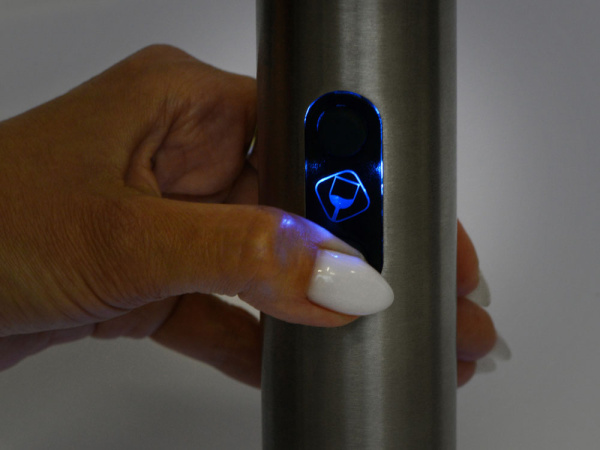 Набор аксессуаров для вина с электрическим штопором «Sicilia», Цвет черный, серебристый, прозрачный