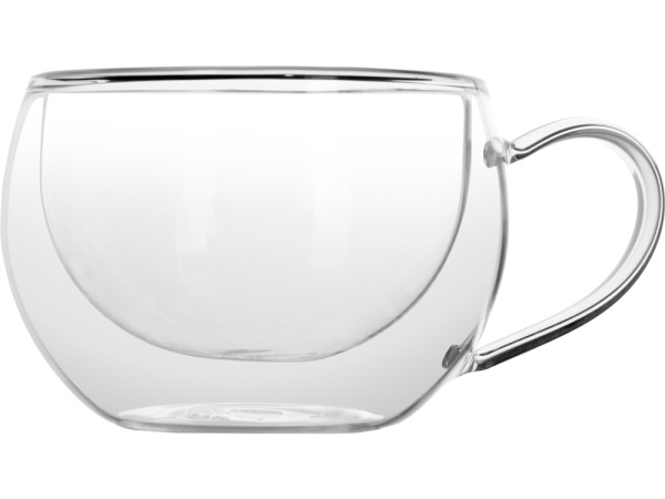 Чашка с двойными стенками «Floral», Цвет прозрачный