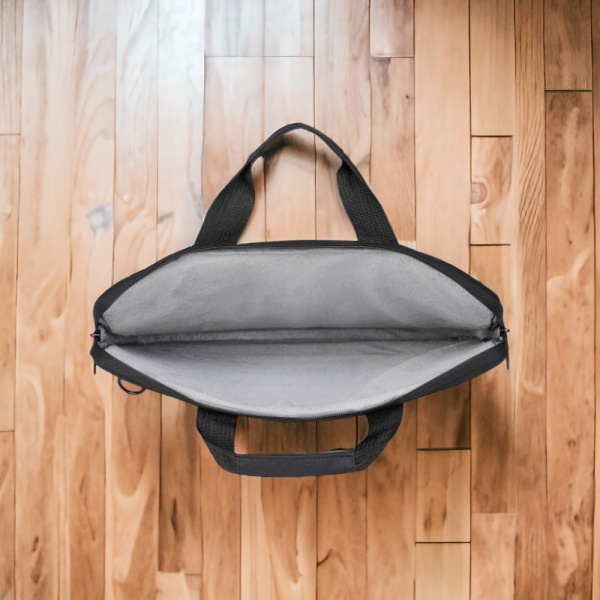 Сумка для ноутбука 15.6"  Smartish MLB-1048, серая / Крепление для чемодана, материал подкладки фланелет, утолщенные стенки