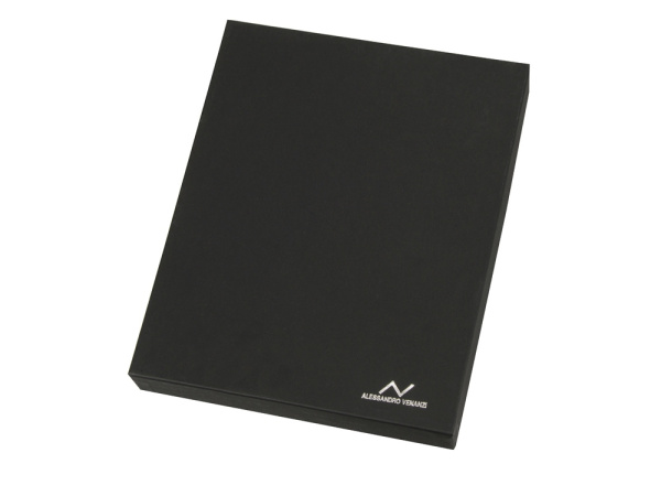 Папка-портфолио с блокнотом А5, Цвет коричневый