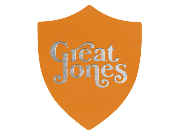 Патч «Щит», soft-touch, Цвет оранжевый