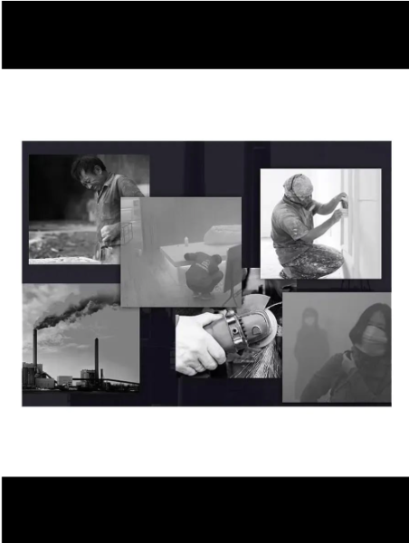 Маска респиратор полнолицевая защита от пыли краски химии