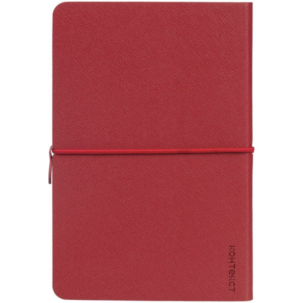 Блокнот Saffian Mini, красный, 10,5х16x1 см