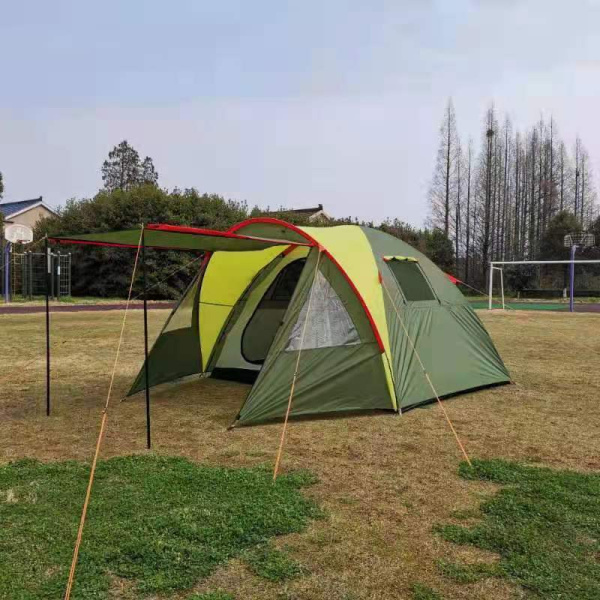 Туристическая 4х-местная палатка со съемной перегородкой