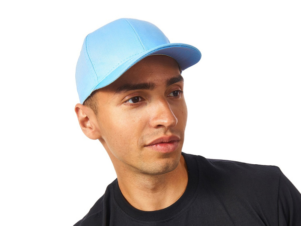 Бейсболка «Detroit», Размер 57, Цвет светло-синий