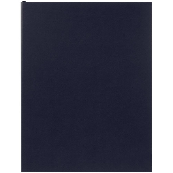 Ежедневник Flat Maxi, недатированный, иссиня-черный, 20x26x1 см