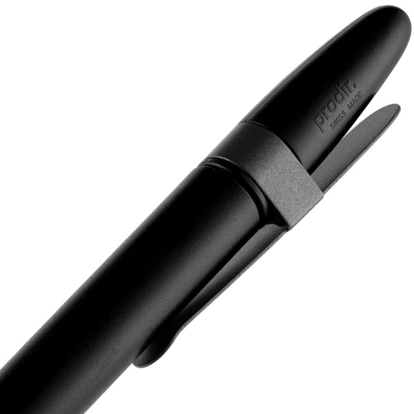 Ручка шариковая Prodir DS5 TSM Metal Clip, черная, 14,5х1,1 см