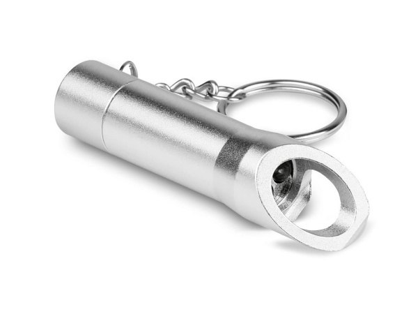 Брелок-фонарик «TORCHEN», Цвет сатин серебристый