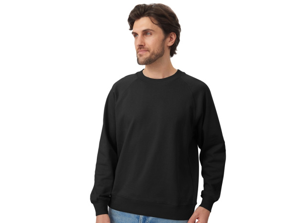 Свитшот оверсайз с рукавом реглан «Belgrade», унисекс, Размер XL, Цвет черный