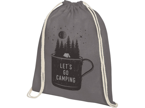 Рюкзак со шнурком «Oregon», Цвет серый