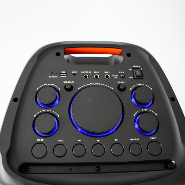 Мобильная акустическая система Eltronic WAVE 800 Watts арт. 20-03 с беспроводным микрофоном, LED-под