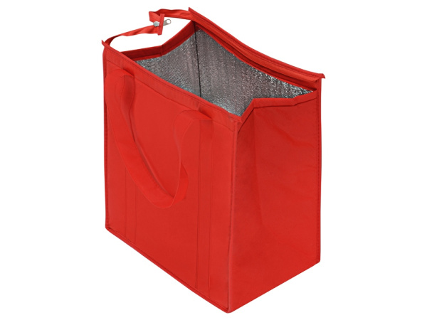 Сумка для покупок «Zeus» с изоляцией, 80 г/м2, Цвет красный