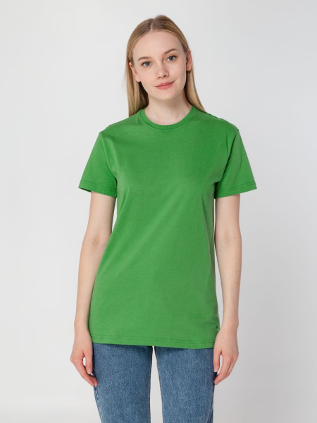 Футболка унисекс T-Bolka 160, ярко-зеленая, S–4XL