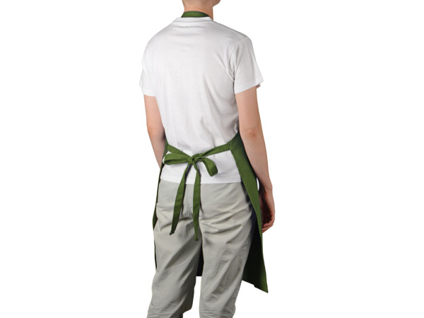 Хлопковый фартук с карманом «Delight», Цвет хаки