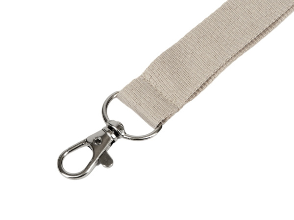 Ланьярд с карабином, Цвет бежевый