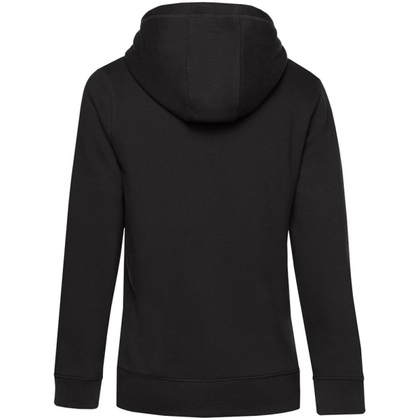 Толстовка с капюшоном женская Queen, черная, XS–3XL